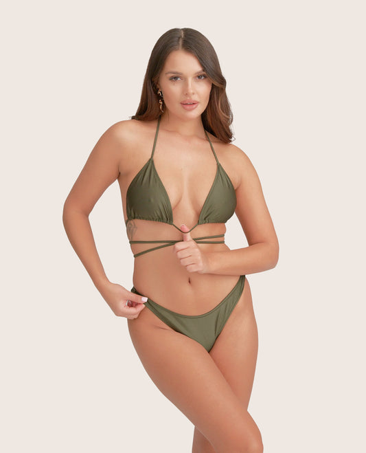Olive Leaf Bikini